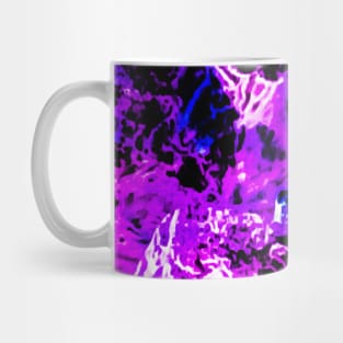 Blue Purple Rock Pattern Mug